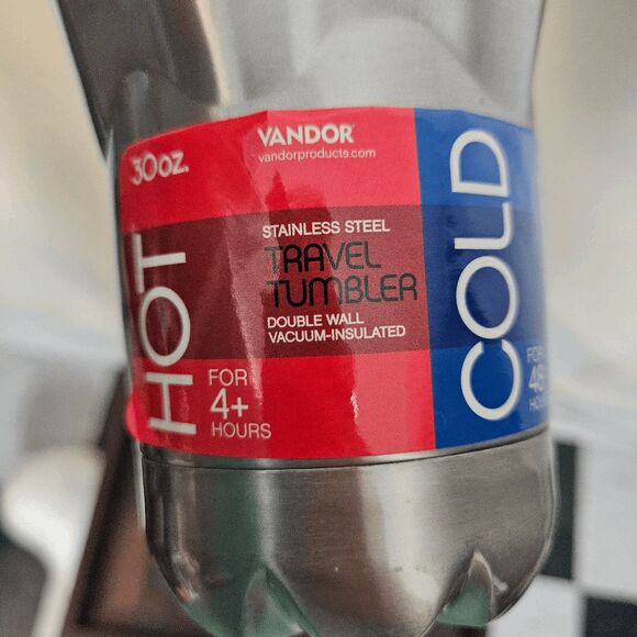 Vandor Marvel SpiderMan Stainless Steel Vacuum Hot & Cold Travel Tumbler NWT Web - Picture 2 of 4